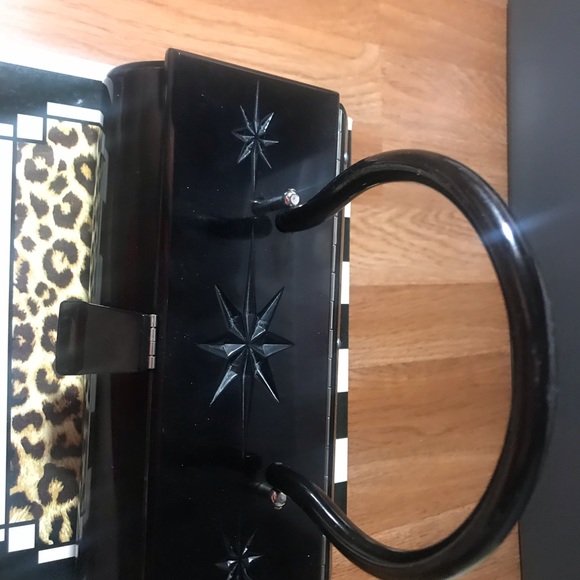 Lucite luxe deville vintage style purse - Picture 2 of 4